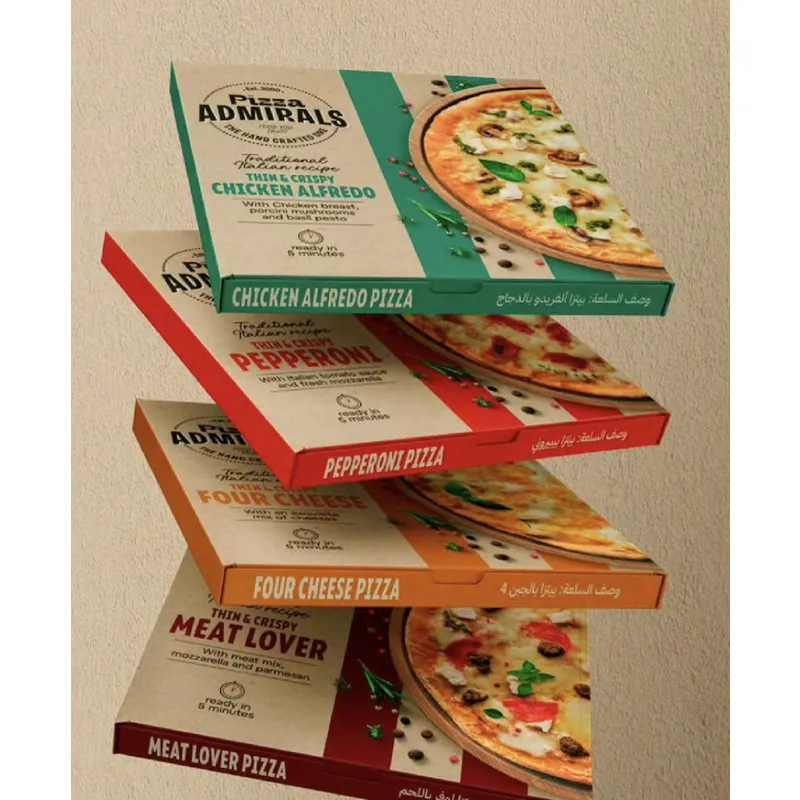 Quelles sont les caractéristiques d'une fine boîte à pizza?