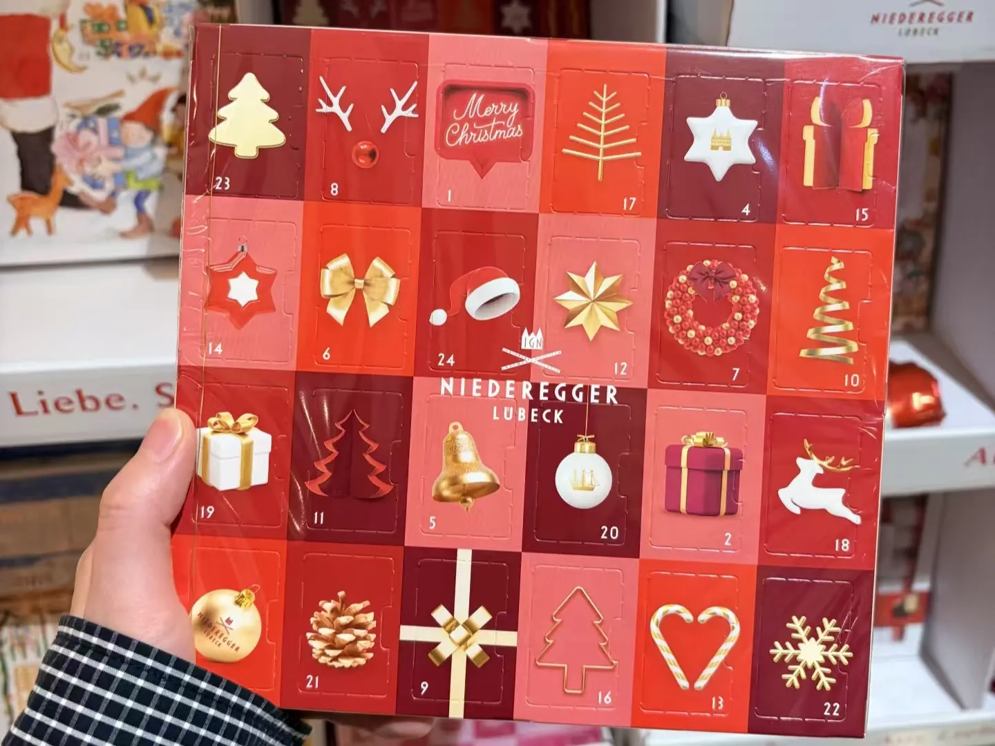 La valeur unique de la boîte aveugle en papier pour cadeaux de Noël