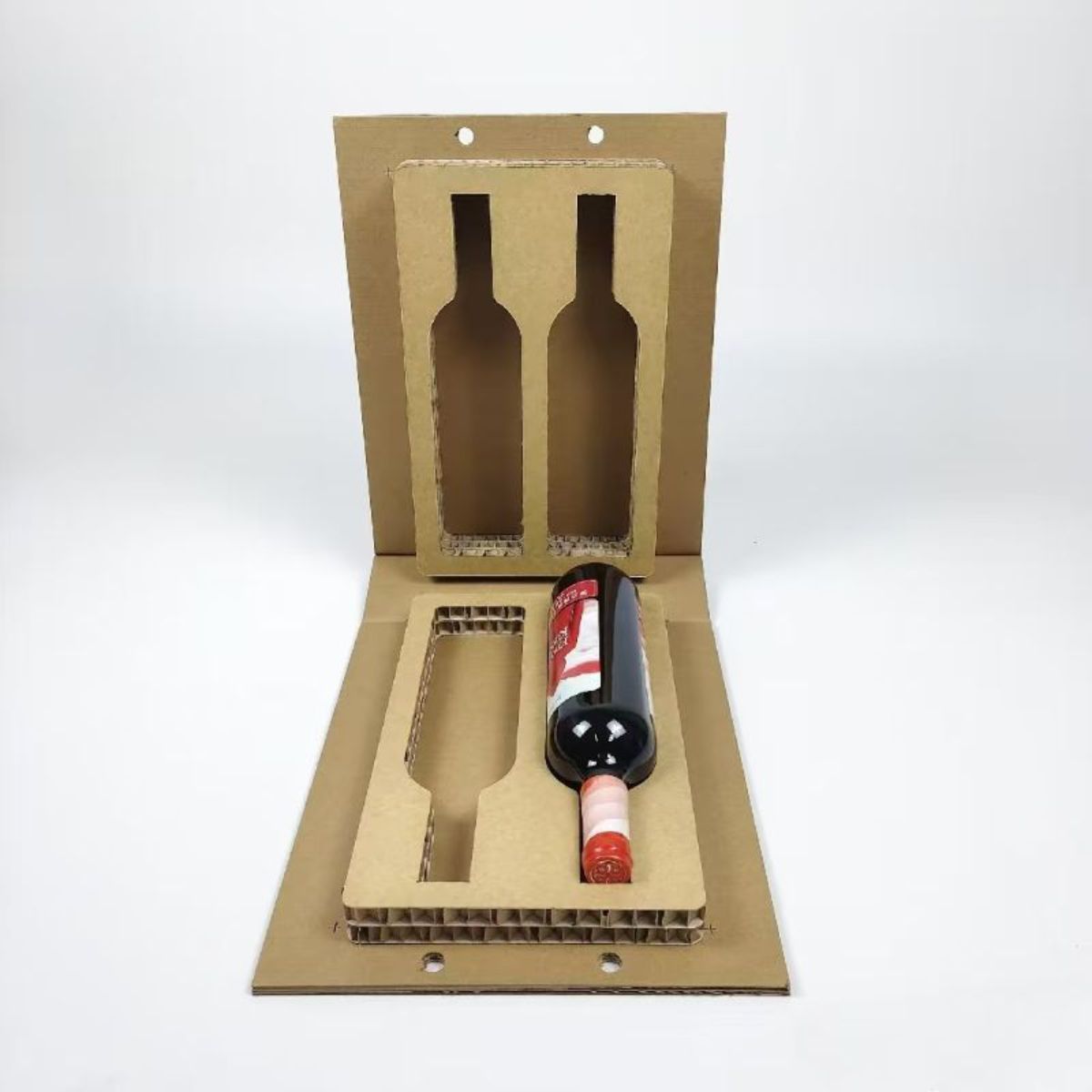 Zemeijia nouveau coffret cadeau de vin ondulé