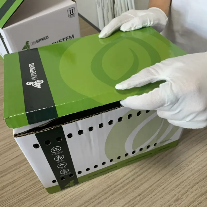 ZMJ Packaging fournit une boîte en carton ondulé respirant personnalisée pour le projet brésilien de biotechnologie