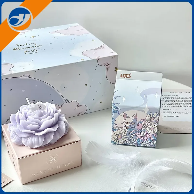 Boîte-cadeau de bougie aromathérapie