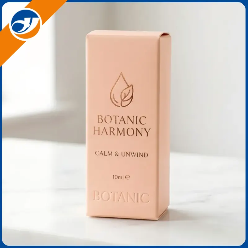 Boîte de flacon compte-gouttes d'huile essentielle