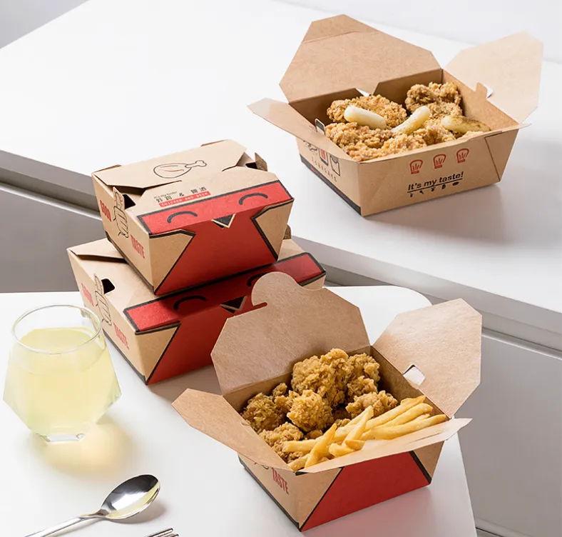 Boîte de poulet frit