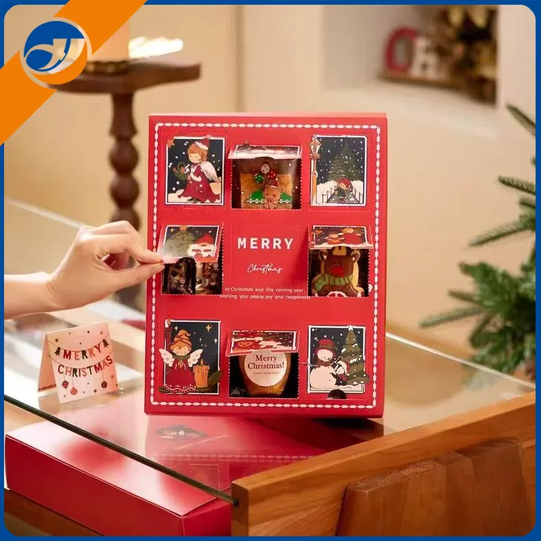 Boîte aveugle de cadeau de Noël en papier